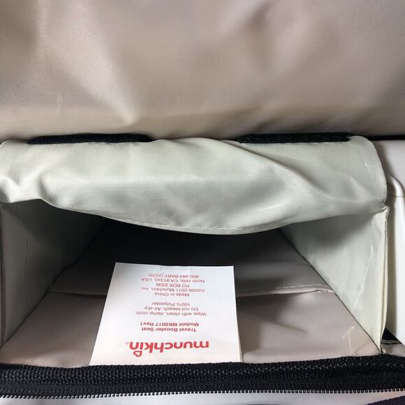 Munchkin Booster Seat Portable Travel Purple Internal Storage C - Picture 9 of 10